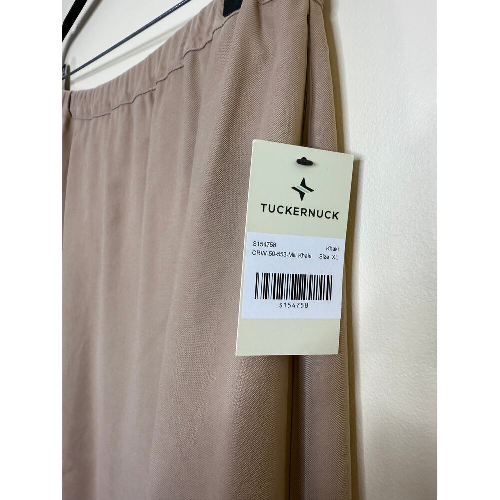 NWT Tuckernuck Keaton Skirt‎ XL Women’s Beige Khaki Midi Cotton Blend $128 - Picture 7 of 8
